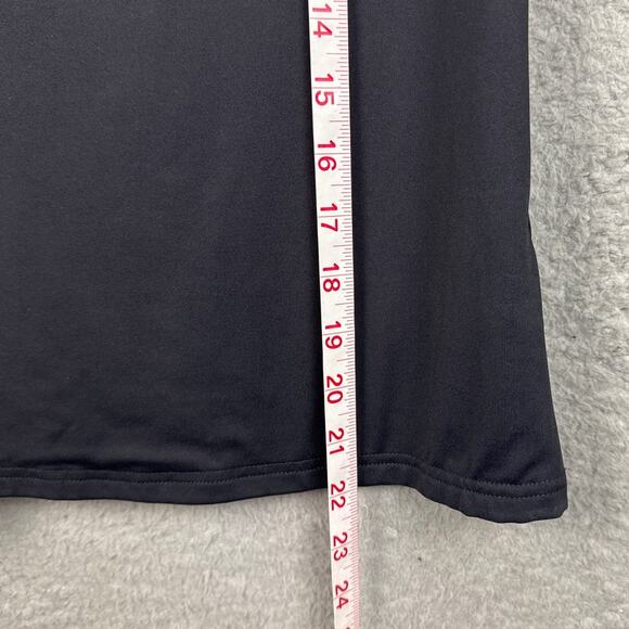 Nordstrom Rack Women's Scuba Double Knit Tee Shirt Deep Square Neck Size M - Picture 4 of 6